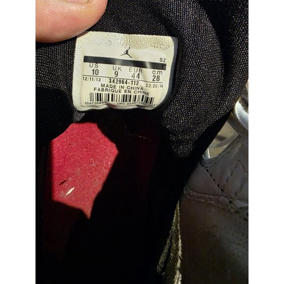 Jordan True Flight Mens Shoes Size 10 White Red 342964-112 Nike - Picture 9 of 9